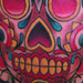 Tattoos - DAY OF DEAD SUGER SKULL - 16154